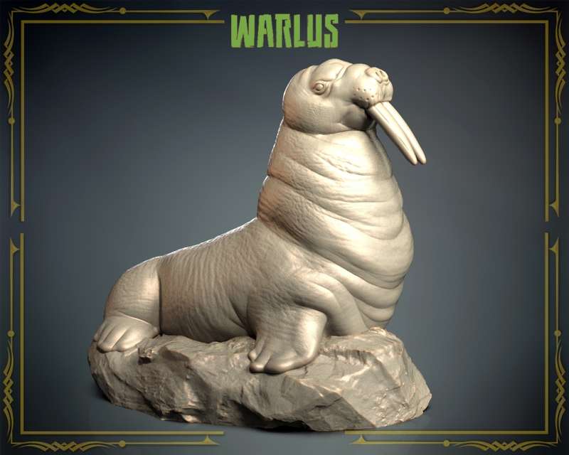 Animals Set 3 - 1:87 Scale - Walrus (2 Pack)
