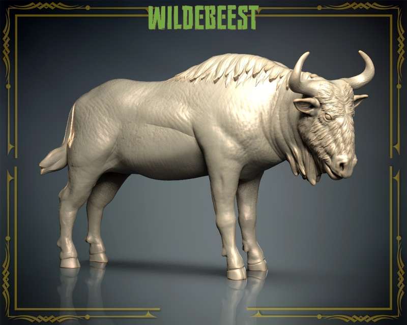 Animals Set 3 - Wildebeest