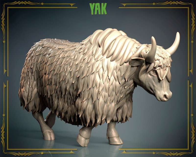 Animals Set 3 - 1:72 Scale - Yak