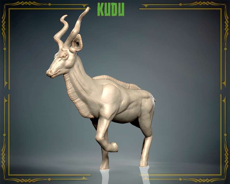 Animals Set 3 - 1:87 Scale - Kudu (5 Pack)