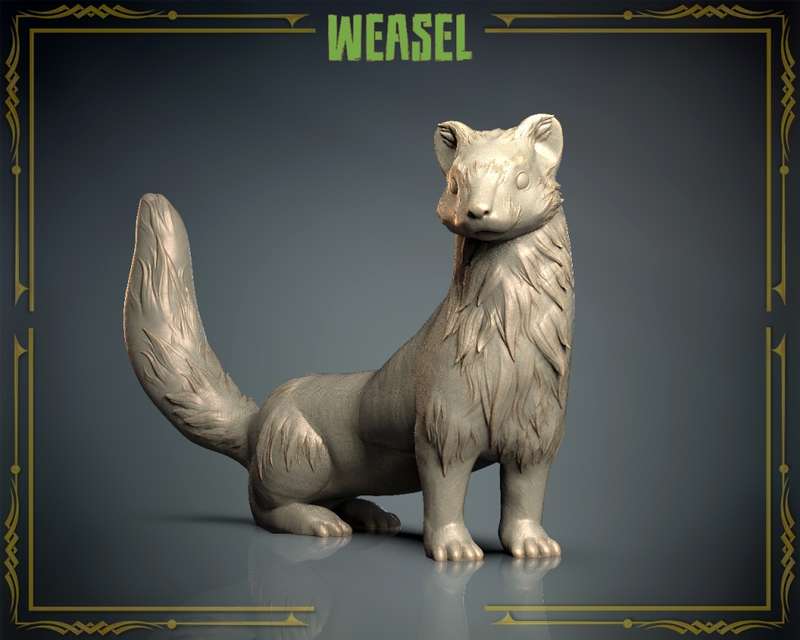 Animals Set 3 - Weasel (2 Pack)