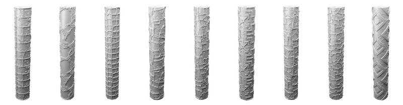 Textured Roller Set 15 - Long
