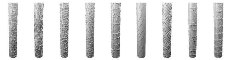 Textured Roller Set 16 - Long