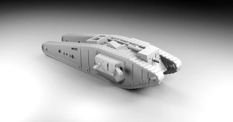 1:200 Scale - Mark IV - Tadpole - Male