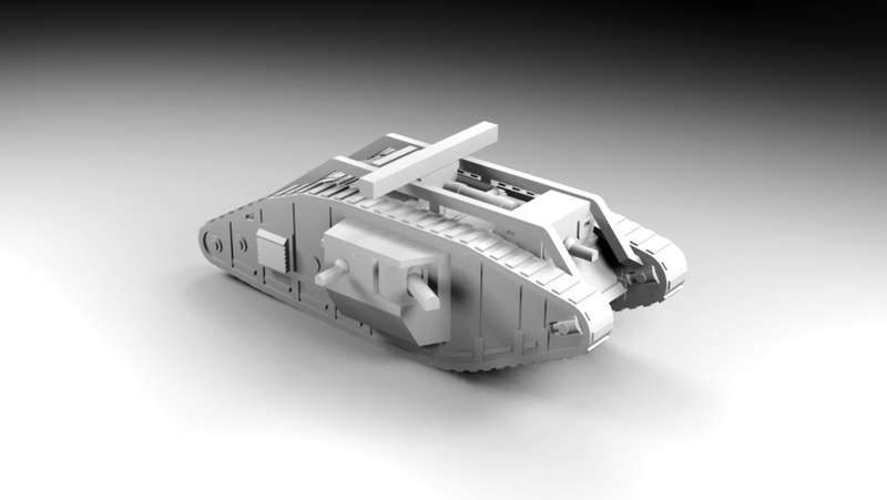 1:144 Scale - Mark V - Hermaphrodite