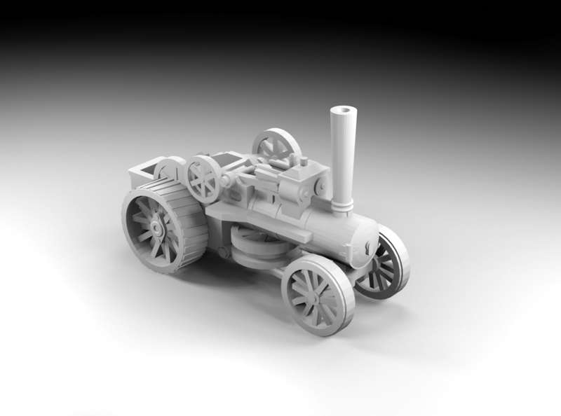 1:144 Scale - Fowler B4 Gun Tractor