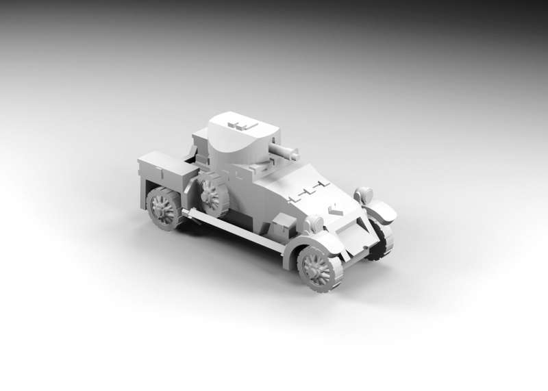 1:144 Scale - Lanchester AC