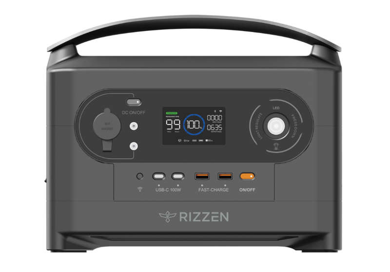 Rizzen 700W Power Station | 720Wh | In-Line UPS & 1.5h Fast Charging