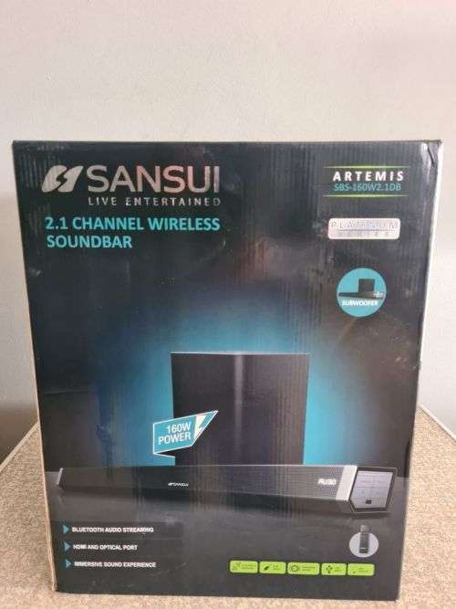 (Brand New) Sansui ARTEMIS 2.1 Channel Sound Bar