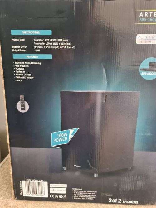(Brand New) Sansui ARTEMIS 2.1 Channel Sound Bar