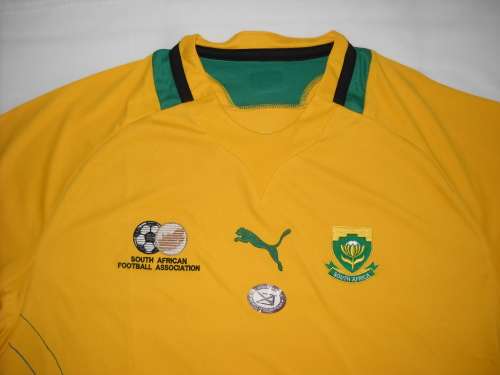 South Africa Bafana Bafana - Puma - Soccer / Football Shirt - Yellow XXL