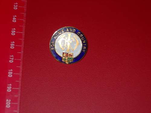 S.A. Military  - For Home and Country - Badge