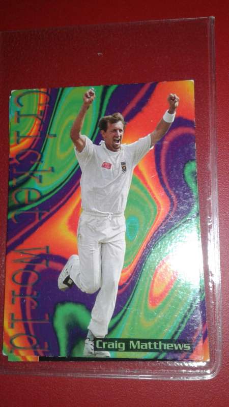 Cricket Sport Deck 1996 - Trading Card - Craig Matthews