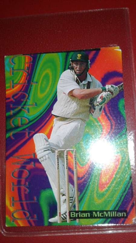 Cricket Sport Deck 1996 - Trading Card - Brain McMillan