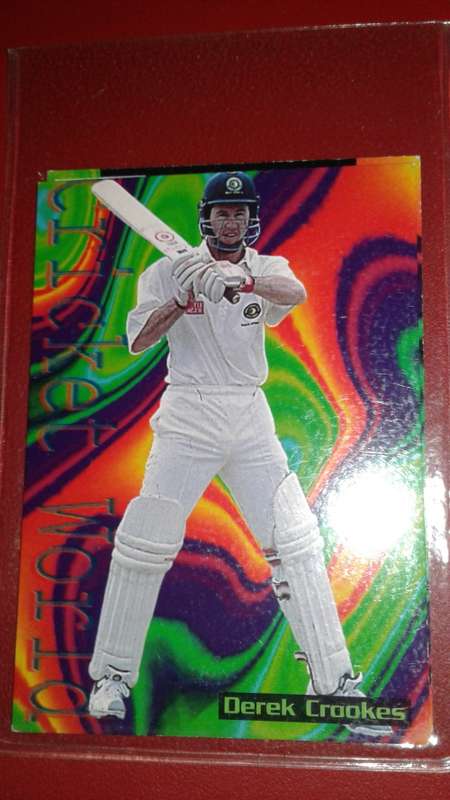 Cricket Sport Deck 1996 - Trading Card - Derek Crookes