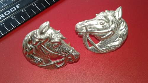 Horse / Equestrian Head - Badges Set