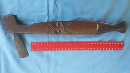 Africa Tribal Knife / Dagger Ax Combination - Ovambo Ndoro (Namibia/Angola) RARE FIND