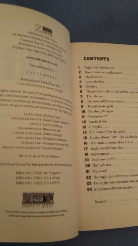 Rugby Book - Here come the Bokke