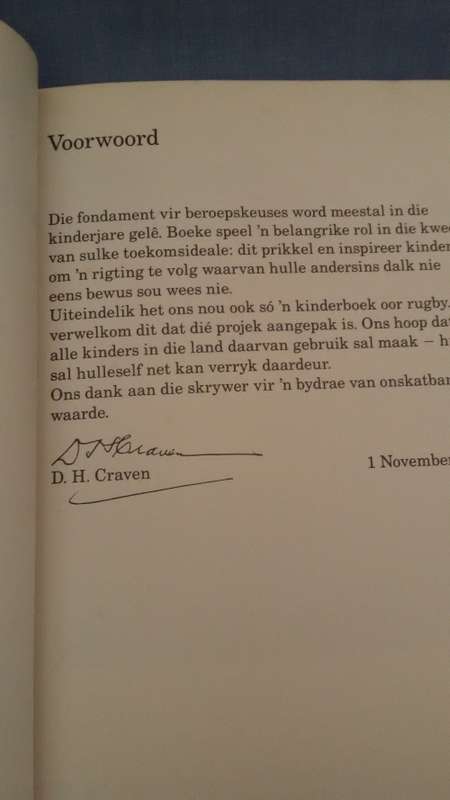 Rugby Book - Ek speel Rugby