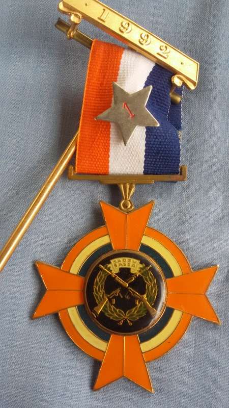 Medal SADSV / SASSA - South Africa Service Shooting Assiation " First Place "