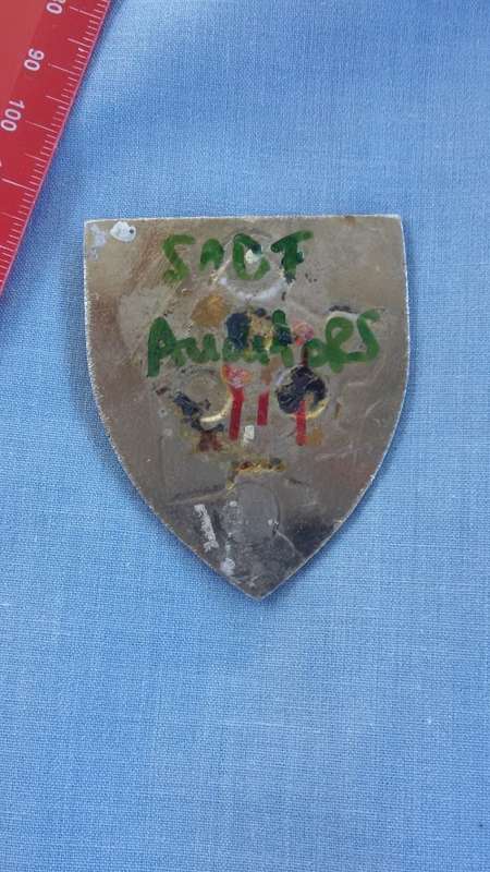 SADF - SA MILITARY : SHOULDER FLASH - AUDITORS (Damage, no pins)