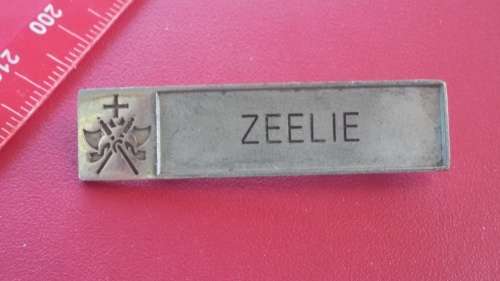Name Badge - Firemarshall - Zeelie