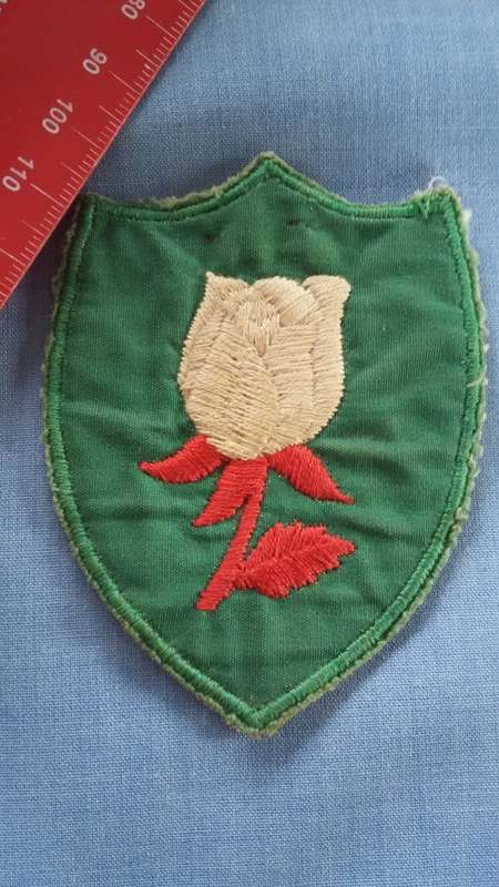 Badge - White Rose