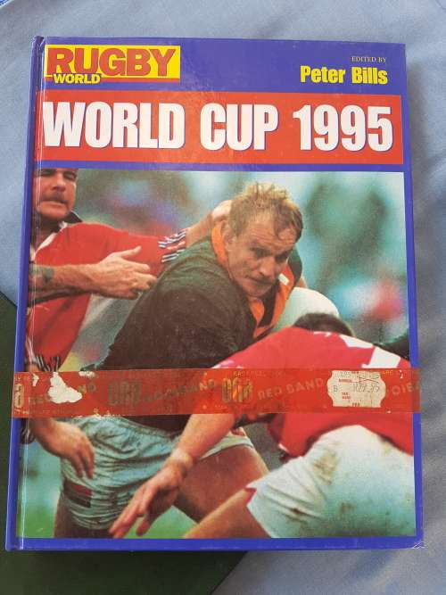 1995 Rugby World Cup - Rugby Books + Rugby Tie ( Selling as Lot )