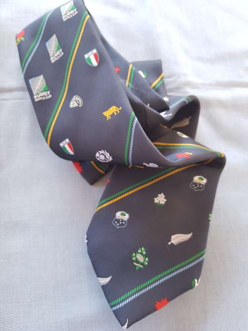 1995 Rugby World Cup - Rugby Books + Rugby Tie ( Selling as Lot )