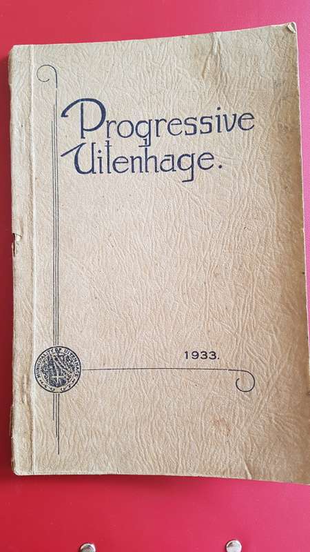 Old Book 1933 - Progressive Uitenhage