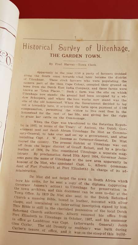 Old Book 1933 - Progressive Uitenhage