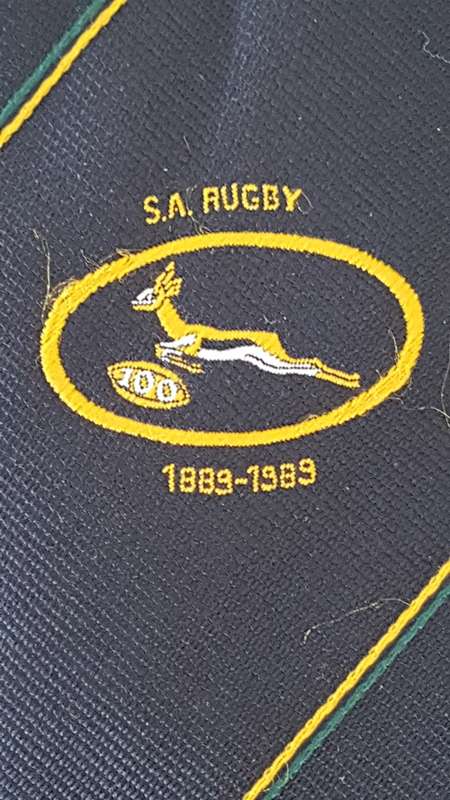 Sport Rugby Tie - S.A. Rugby 100 Years