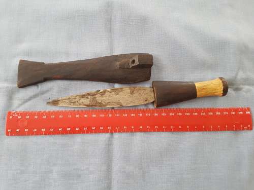 Ovambo Ndoro African Tribal Knife / Dagger (27cm)
