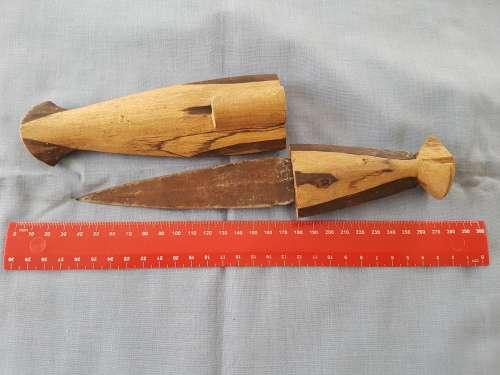 Ovambo Ndoro African Tribal Knife / Dagger (29cm)