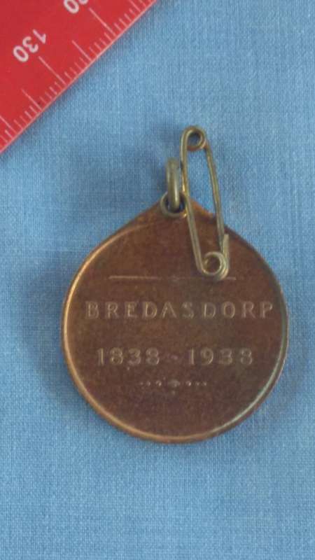 MEDAL - 1838 - 1938 BREDASDORP