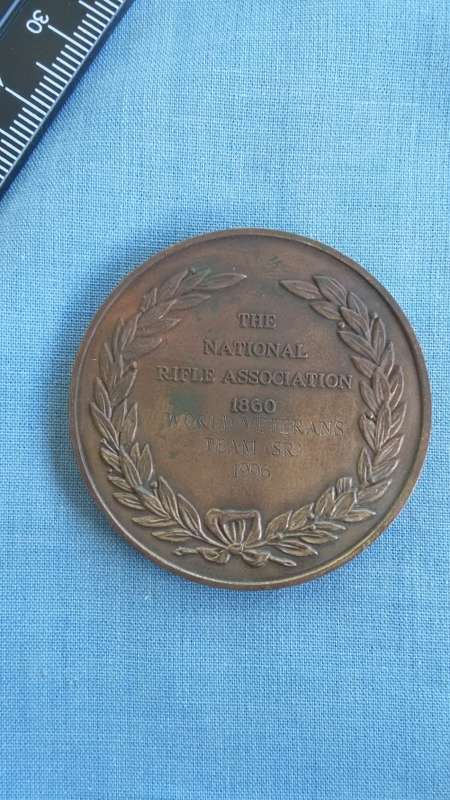 MEDAL - 1996 THE NATIONAL RIFLE ASSIOCIATION WORLD VEDERATION TEAM SR