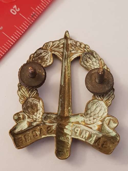 SADF - SA MILITARY POLICE BERET BADGE