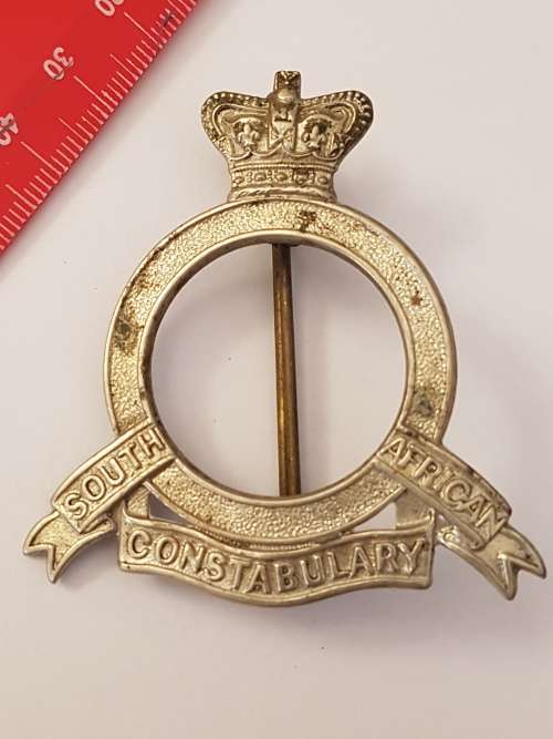 SOUTH AFRICAN CONSTABULARY SCOUCH BADGE - RARE ITEM