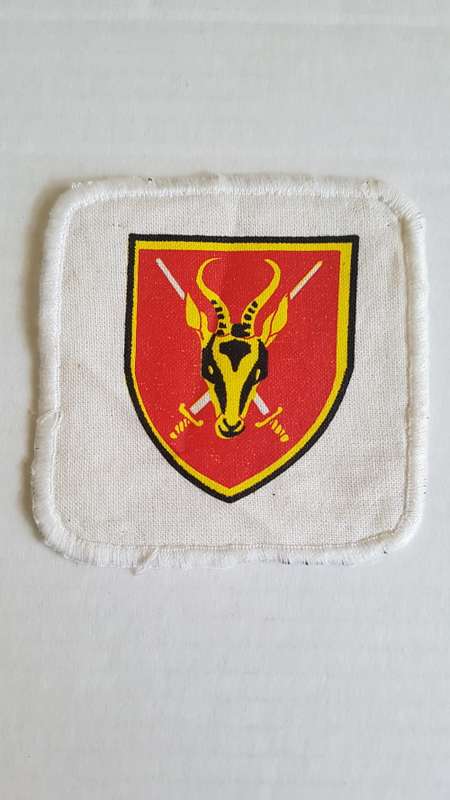 SADF - SA MILITARY - HEAD QUARTERS TRACKSUIT BADGE SPRINGBOK
