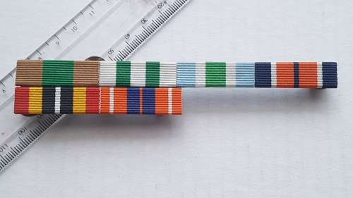 SADF - SA MILITARY MEDALS BREAST BAR-STRIPS