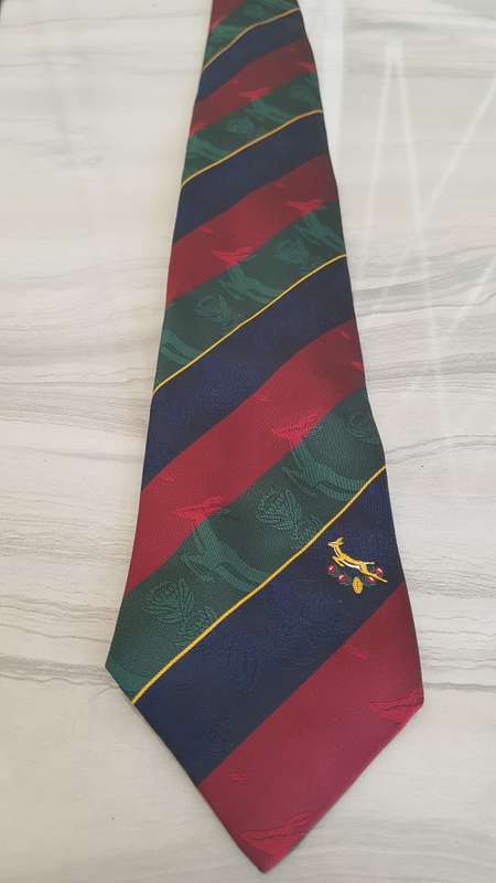 SA Rugby Tie - IRB Rugby World Cup 1995 Springbok Players tie