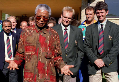 SA Rugby Tie - IRB Rugby World Cup 1995 Springbok Players tie