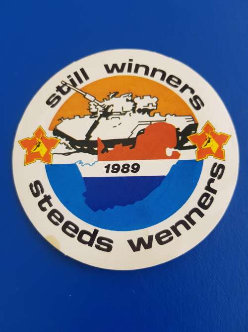 SADF - SA MILITARY 1989 Still Winners Sticker