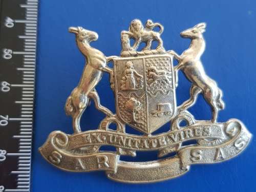 SA RAILWAY CAP BADGE