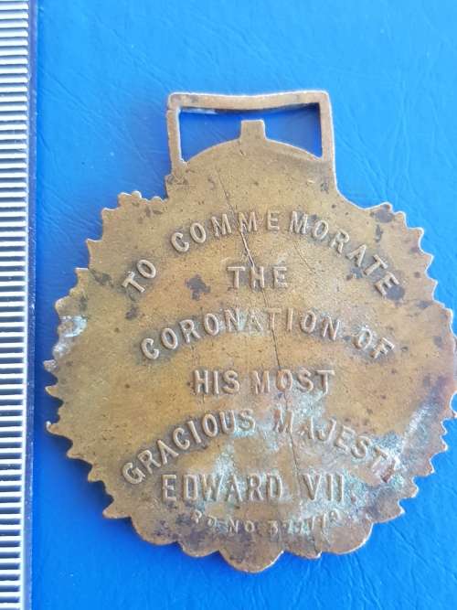 To Commemorate The Coronation of His Most Gracious Majesty Edward VII  Medal