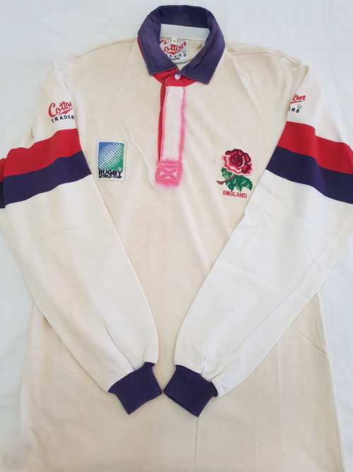 Rugby Jersey - ENGLAND - Rugby World Cup 1995     XLarge