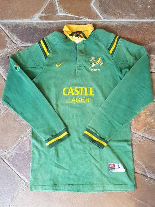 Old Nike Springbok Rugby Jersey - Large