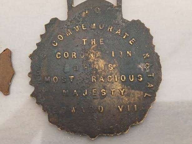 2 x Medal Lot Coronation King Edward VII