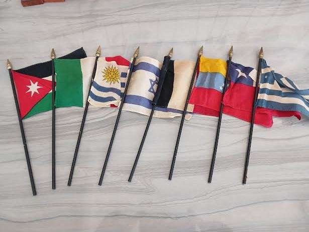 Mini Desk Flags - Lot