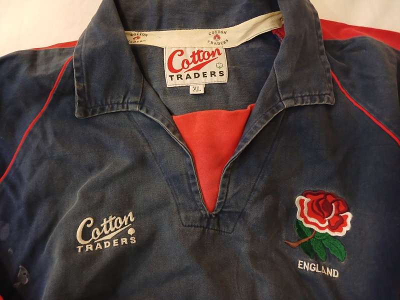 Old Damage England Rugby Top (XLarge)